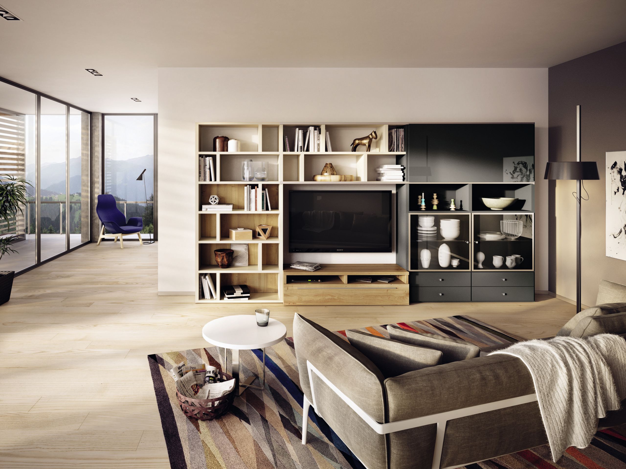 Wohnwand HÜLSTA MegaDesign Wohnwände Schränke