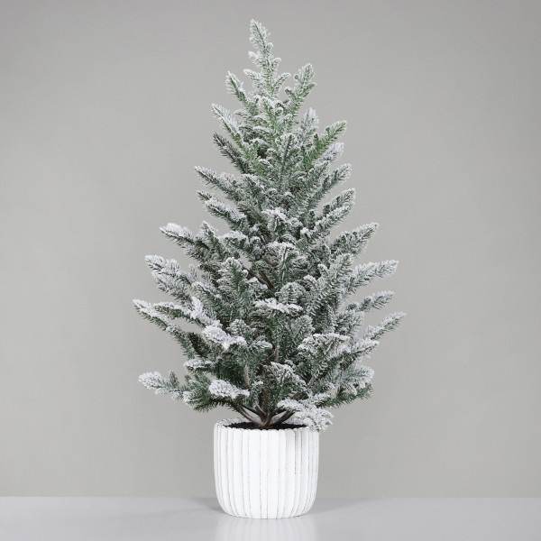 Tannenbaum in grün aus Kunststoff