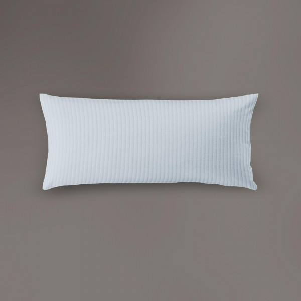 Kissenbezug LUMEN Jersey in blau aus Baumwolle