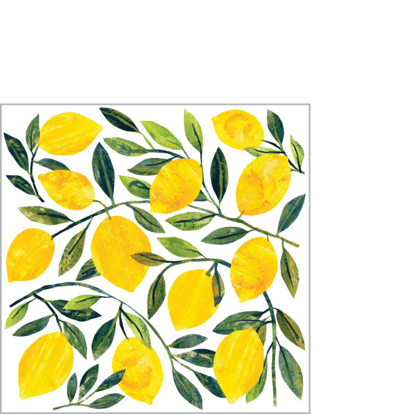 Servietten TRACEY`S ZITRONELLA in bunt aus Papier