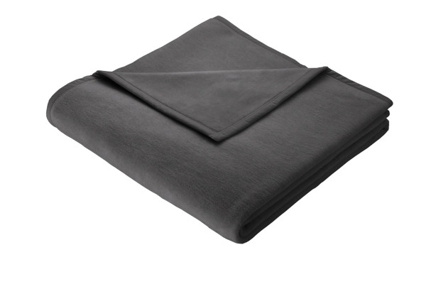 Wohnplaid anthra. Cotton Home (BL 150x200 cm)