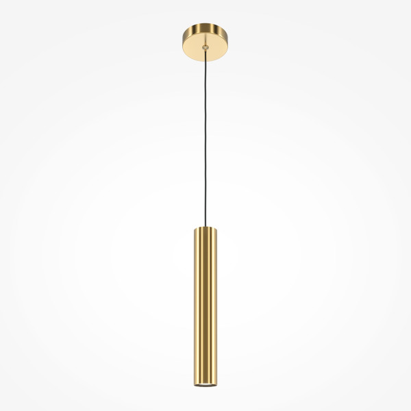 Pendelleuchte PRO FOCUS in messingfarben aus Aluminium