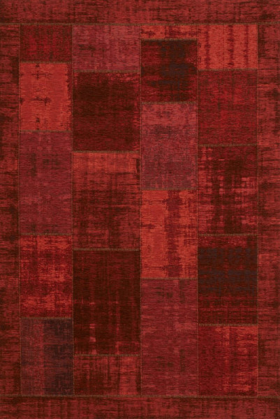 Teppich DELICATE 45 in rot aus Mischgewebe