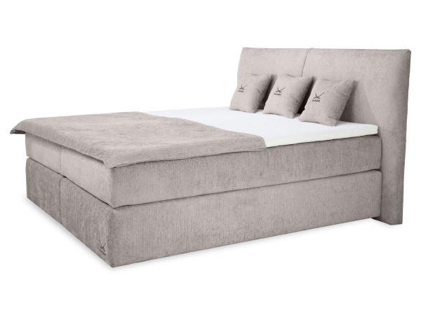Boxspringbett SANSIBAR VIBORG in 3540 shell aus Stoff