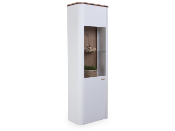 Vitrine SANSIBAR VISTRA in weiß aus Dekor