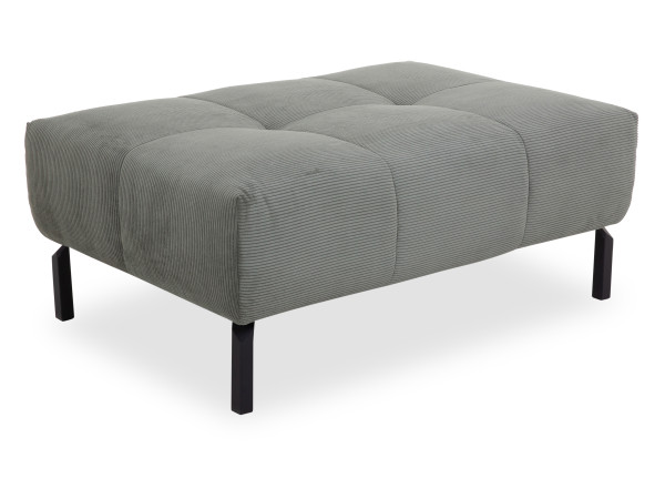 Hocker CECILIA in oliv aus Stoff