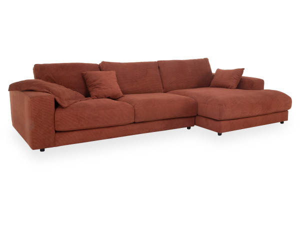 Polsterecke CAVALLI PLUS in Rost aus Stoff
