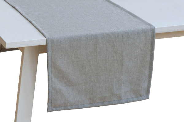 Tischläufer PANAMA in grau aus Polyester