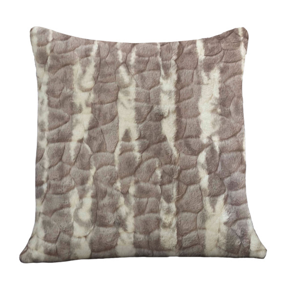 Kissenhülle Fell BUGATTI in beige aus Polyester