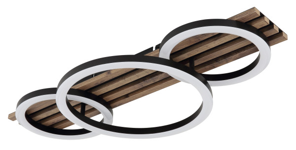 Deckenleuchte TISHA in schwarz aus Metall