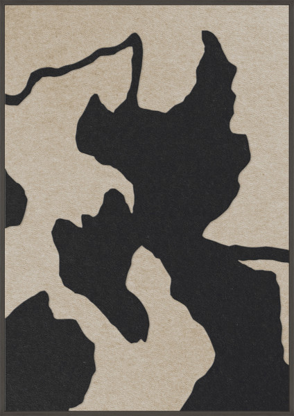Akustikbild CELESTIAL TONE 1 in schwarz aus Filz