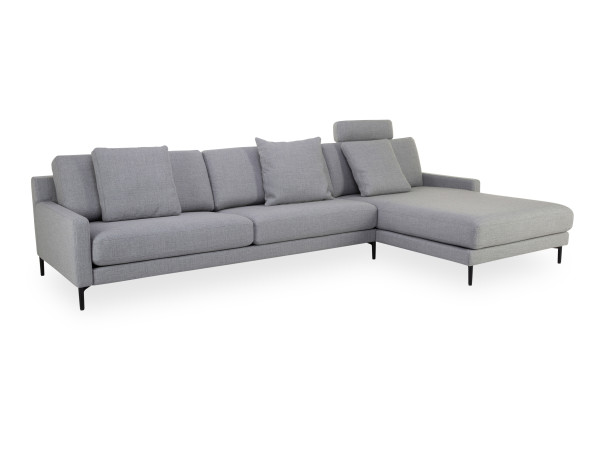 Polsterecke ROLF BENZ EGO 011 in grau aus Stoff