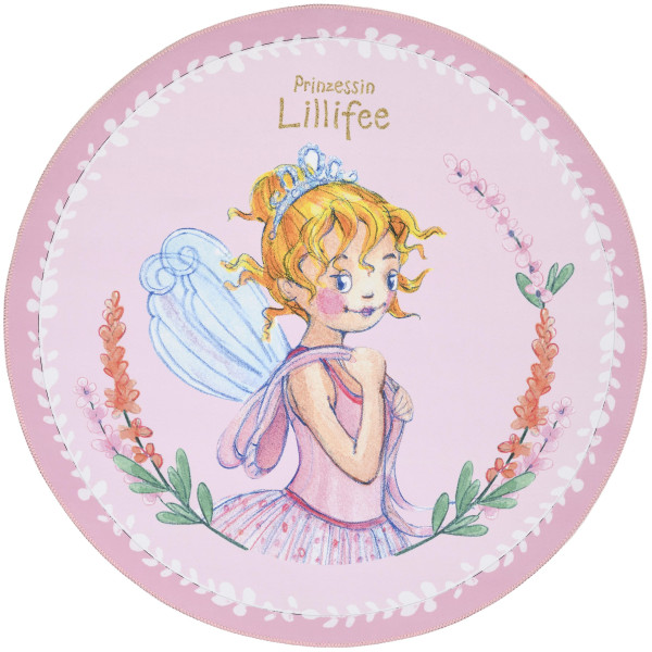Teppich PRINZESSIN LILLIFEE in rosa aus Polyester