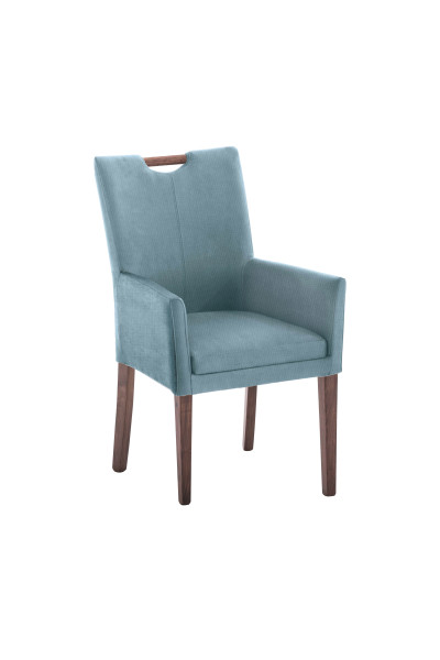 Polsterstuhl COLORADO in  Malea-R eisblau