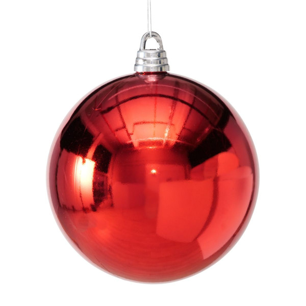 Weihnachtskugel CENTRO in rot aus Styropor
