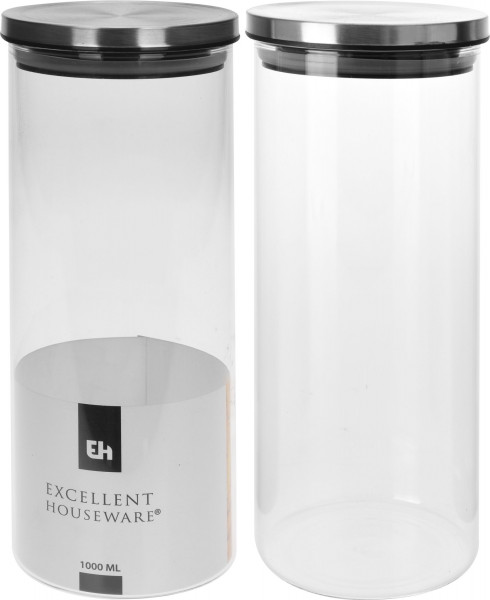 Vorratsglas in transparent aus Glas