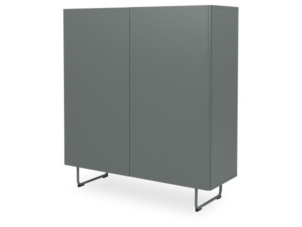 Highboard HARPER TEMUCO in misty green aus Dekor