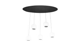 Pendelleuchte FRIEDA in schwarz aus Metall