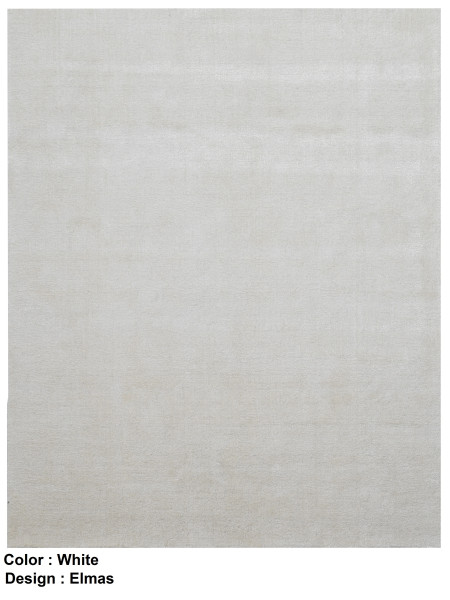 Teppich ELMAS in weiß aus Mischgewebe