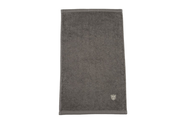 Gästetuch VITA flanell in grau aus Baumwolle