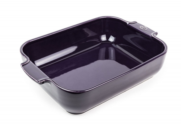 Auflaufform APPOLIA in aubergine aus Steinzeug