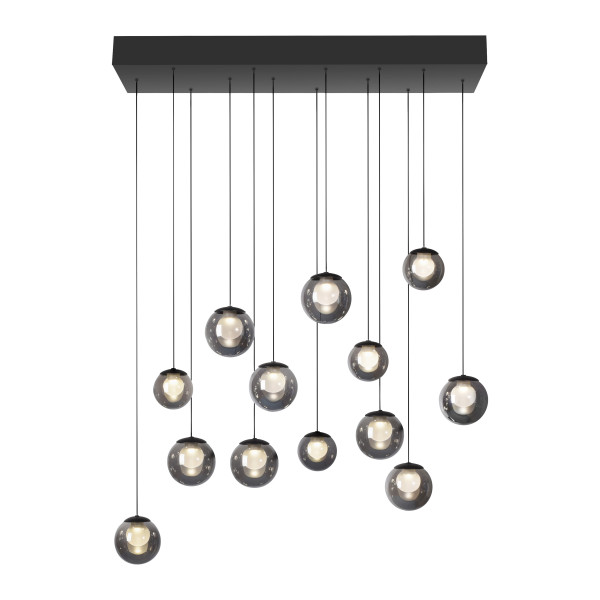 Pendelleuchte PURE POPUP in grau
