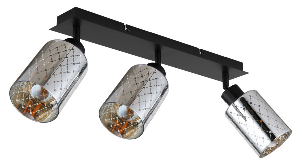 Strahler ALONSO in schwarz aus Metall