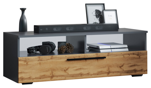 Lowboard ARILA in  anthrazit aus Dekor