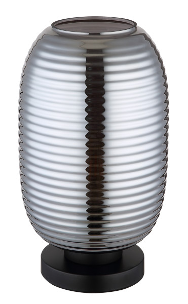 Tischleuchte JEFREY in schwarz aus Metall