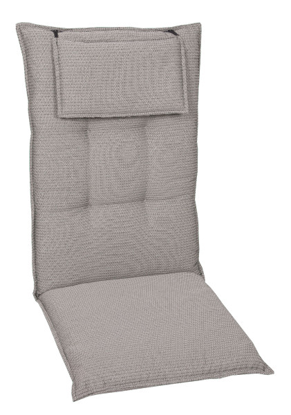 Sesselauflage mittel in grau aus Polyester