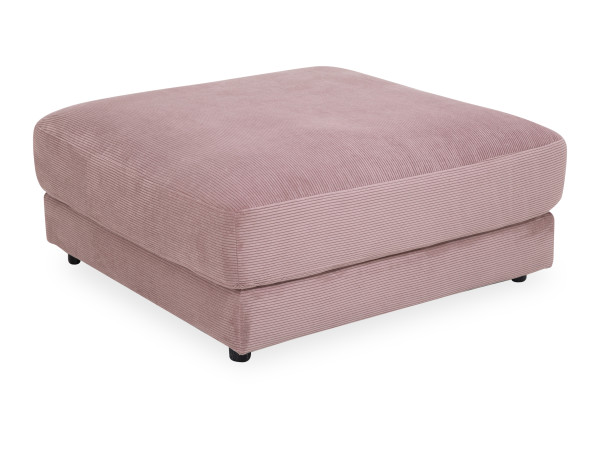 Hocker CHRISTINA in Altrosa aus Stoff
