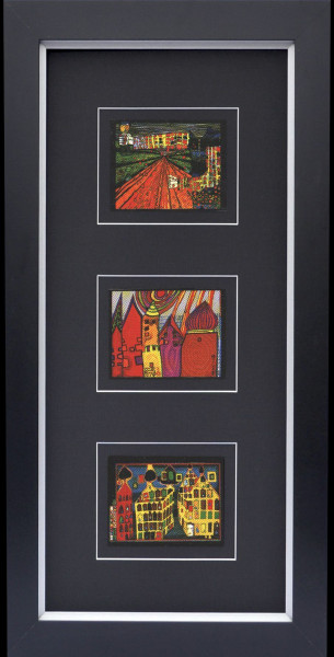 Bild Hundertwasser (BH 45x82,5 cm)