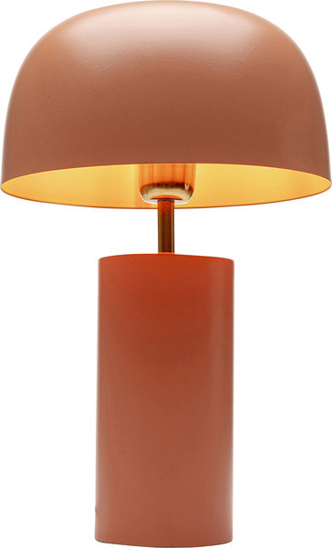 Tischleuchte LOUNGY in braun aus Stahl