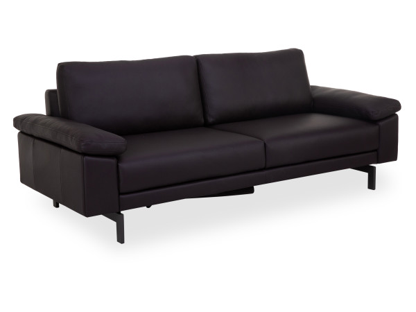 Sofabank CREATION by Rolf Benz 450 in schwarzbraun aus Leder