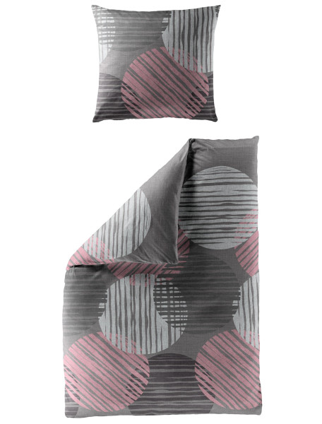 Bettwäsche Mako-Satin rosa