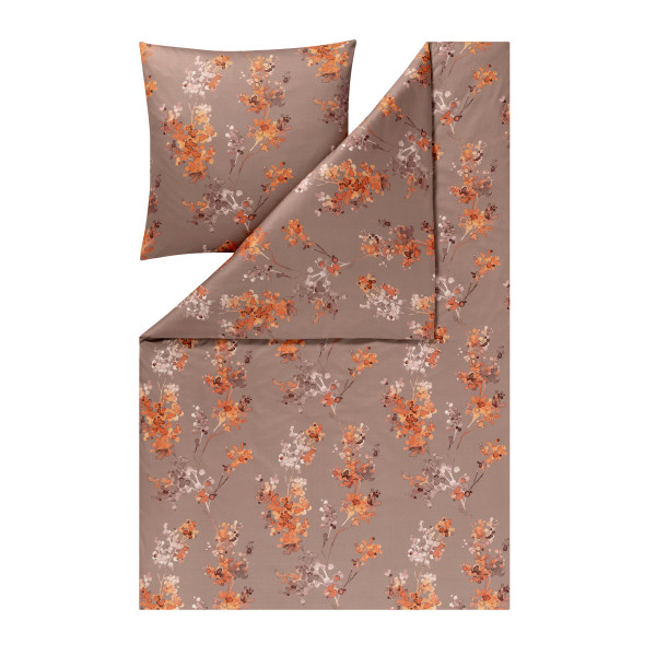 Bettwäsche PATRIZIA Jersey in rosenholz aus Baumwolle