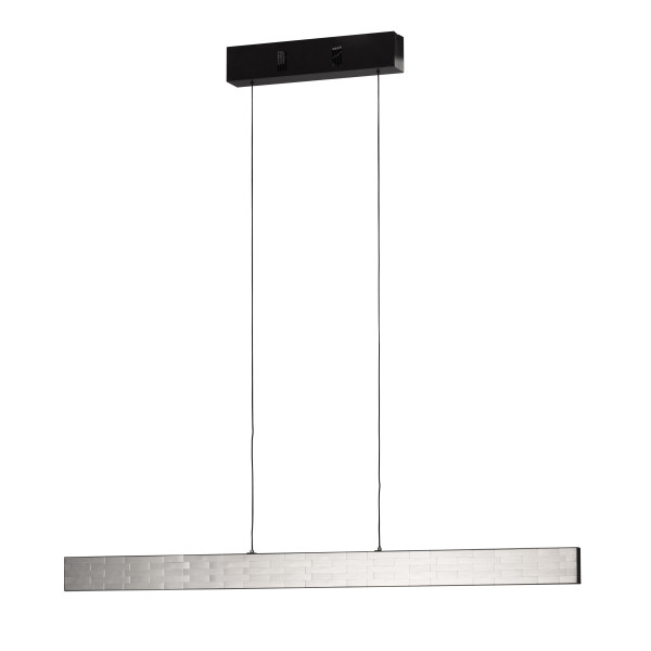 Pendelleuchte ALURO in Nickel aus Metall