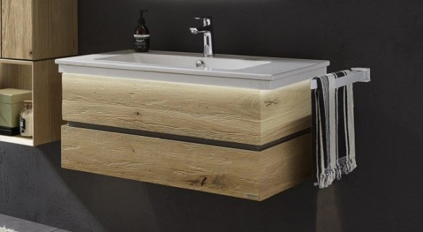 Waschplatz FRESH in Wildeiche aus Holz