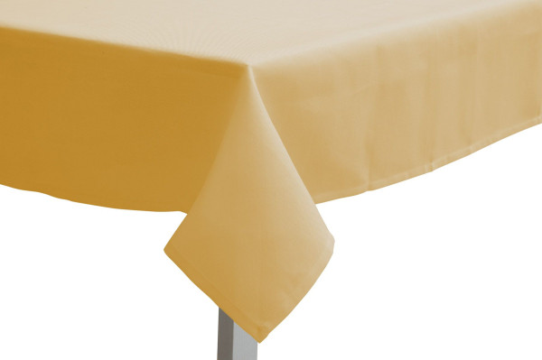 Tischdecke PANAMA in goldfarben aus Polyester