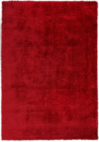 Teppich Pidy in rot aus Polyester