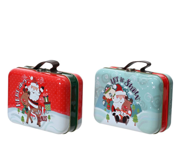 Brotdose in mehrfarbig aus Blech