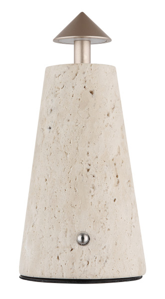 Tischleuchte LIVA in grau aus Stein