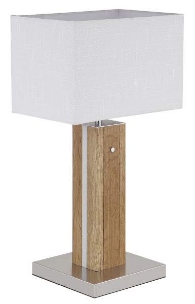Tischleuchte FOREST in grau aus MDF