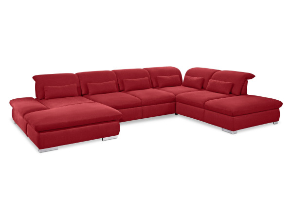 Polsterecke vito FULLA in cherry aus Stoff