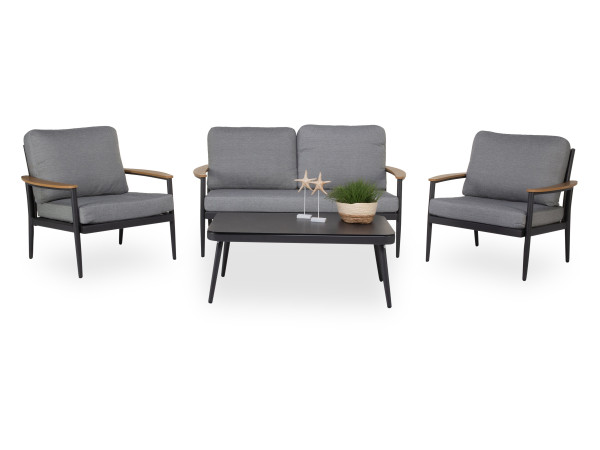 Lounge-Set SANSIBAR HELLET in anthrazit