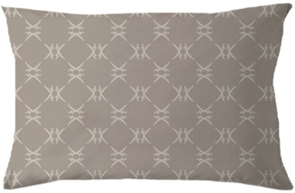 Kissenhülle SANSIBAR Säbel in silberfarben aus Polyester