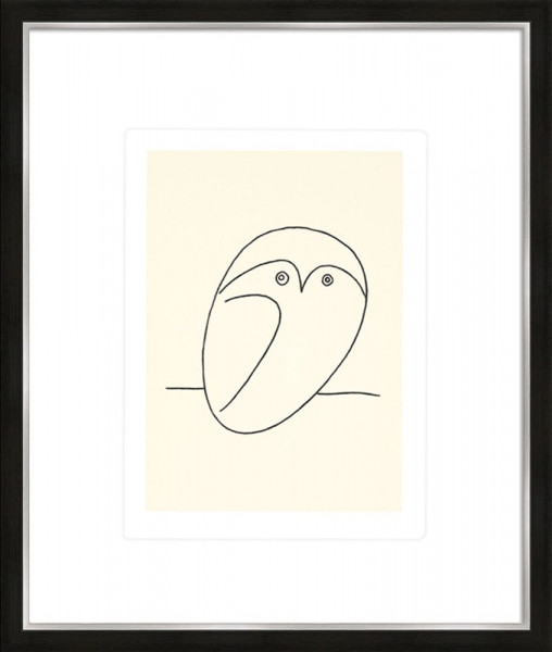 Gerahmtes-Bild PICASSO EULE