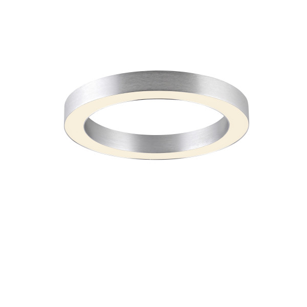 Deckenleuchte PURE LINES ROUND in silberfarben aus Metall