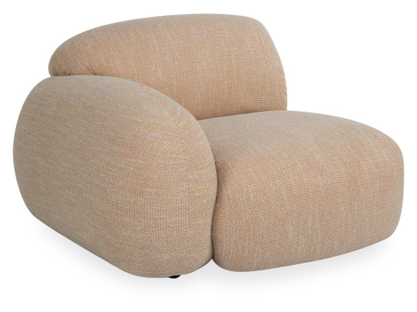 Sofaelement ZEFERINO PRATO in Mustard aus Stoff