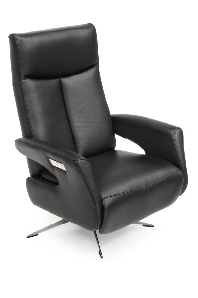 Relaxsessel 8001 in anthrazit aus Leder